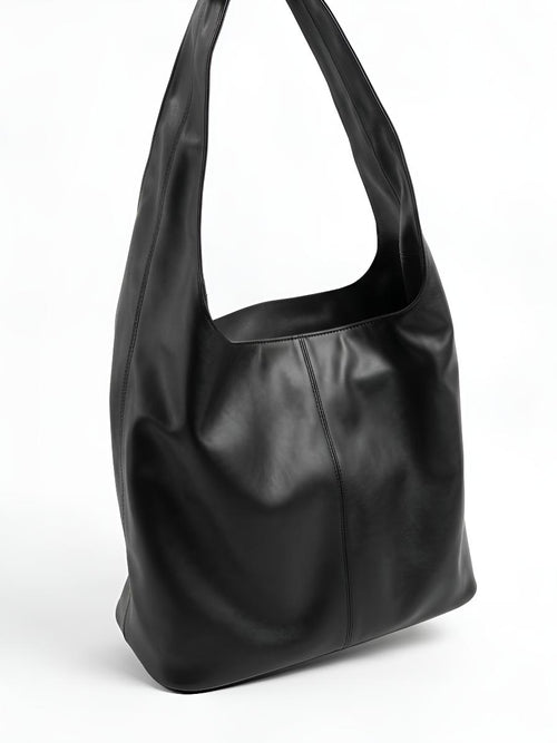 BOLSO HOBO CON COSTURAS