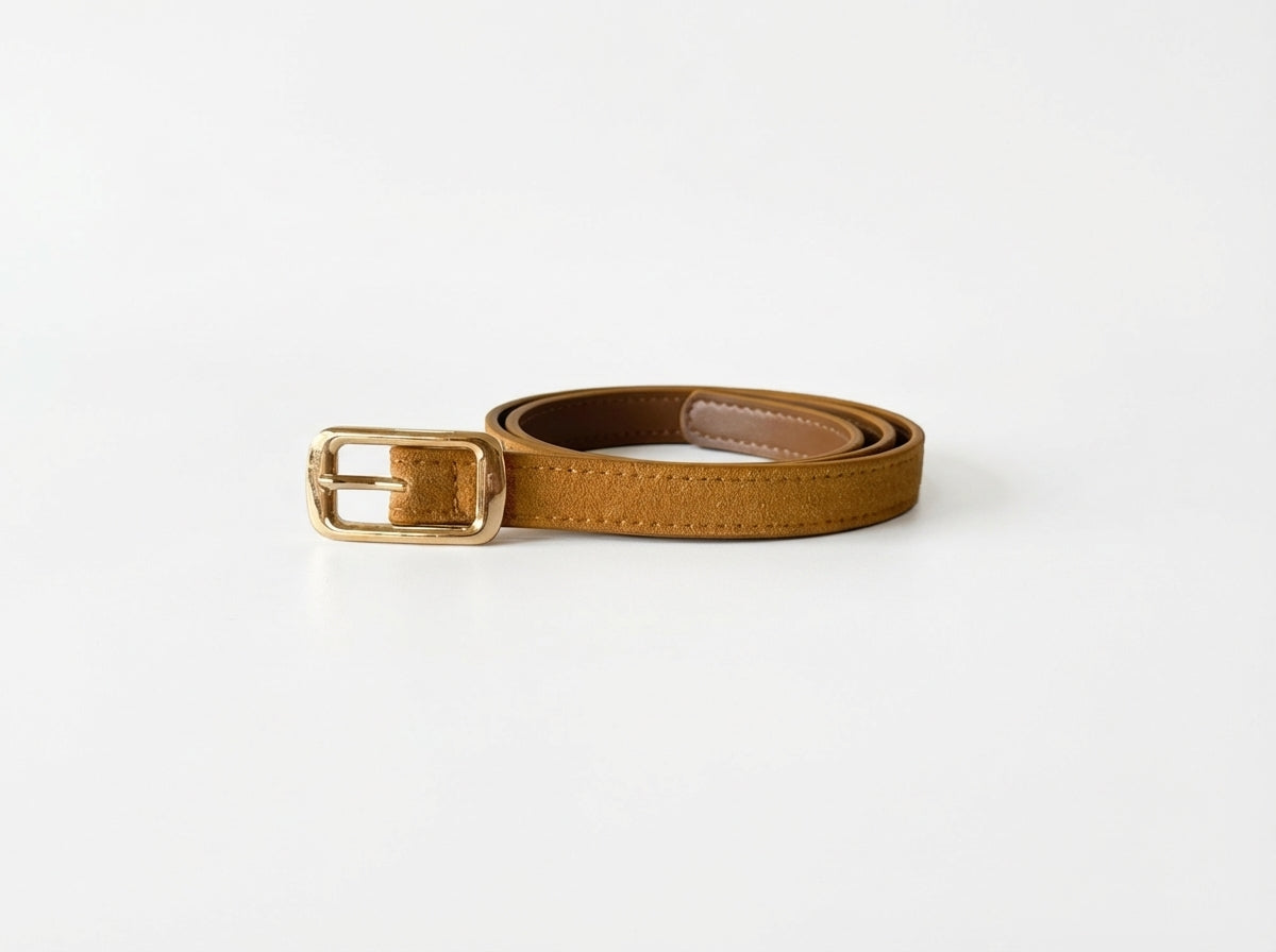 CORREA SLIM EN GAMUZA